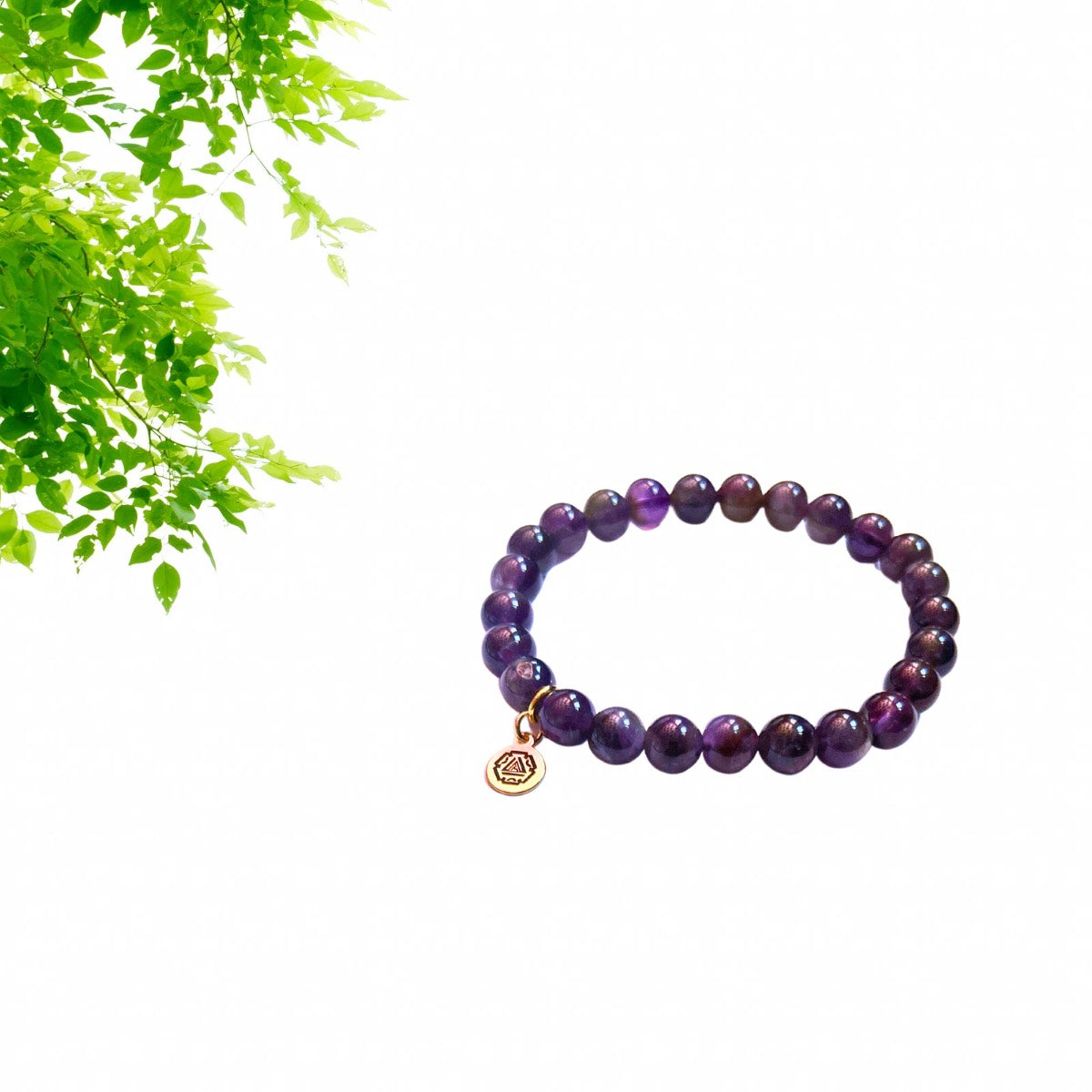 Amethyst Beaded Bracelet